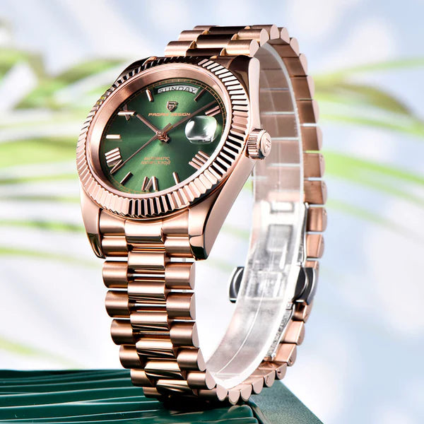 Maverick London Rose Gold Green