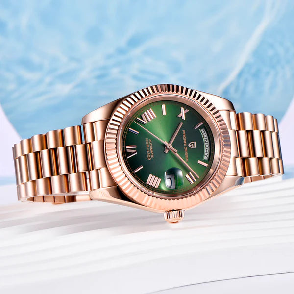 Maverick London Rose Gold Green